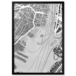 Obraz klasyczny Mapa Nowego Jorku