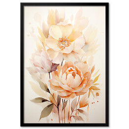 Obraz klasyczny Pastelowe kwiaty kompozycja