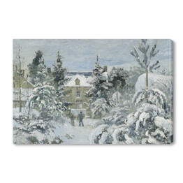 Obraz na płótnie Camille Pissarro. Dom Piette'a na Montfoucault. Reprodukcja