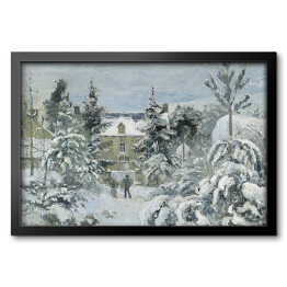 Obraz w ramie Camille Pissarro. Dom Piette'a na Montfoucault. Reprodukcja