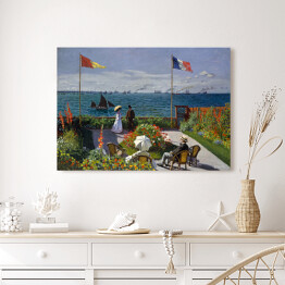 Claude Monet "Taras nad morzem w Saint Adresse" - reprodukcja