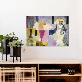 Plakat Paul Klee Black Columns in a Landscape Reprodukcja obrazu