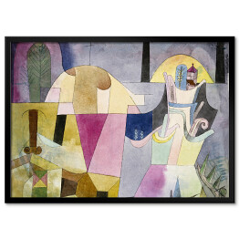 Plakat w ramie Paul Klee Black Columns in a Landscape Reprodukcja obrazu