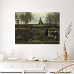 Plakat Vincent van Gogh "Ogród plebanii w Nuenen" Reprodukcja