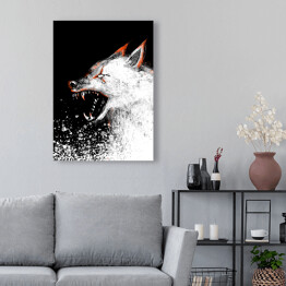 Obraz na płótnie Wiedźmin - wilk Wiedźmin