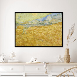 Plakat w ramie Vincent van Gogh "Żniwa" - reprodukcja