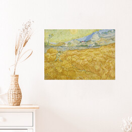 Plakat samoprzylepny Vincent van Gogh "Żniwa" - reprodukcja