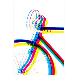 Plakat Kolorowy rower
