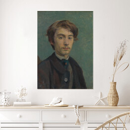 Plakat samoprzylepny Henri de Toulouse-Lautrec "Portret Emile’a Bernarda" - reprodukcja