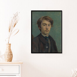 Plakat w ramie Henri de Toulouse-Lautrec "Portret Emile’a Bernarda" - reprodukcja