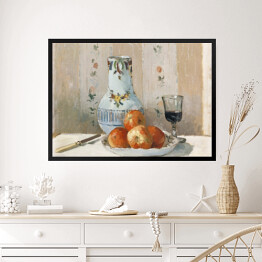 Obraz w ramie Camille Pissarro Martwa natura z jabłkami i dzbanem. Reprodukcja