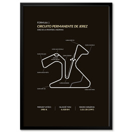 Obraz klasyczny Circuito Permanente De Jerez - Tory wyścigowe Formuły 1