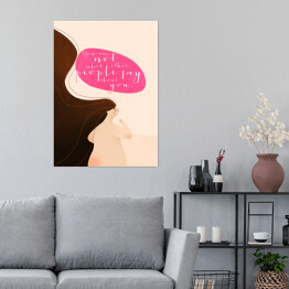Plakat "You are not what other people say about you" - ilustracja