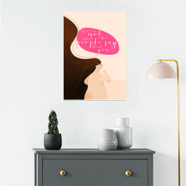 Plakat samoprzylepny "You are not what other people say about you" - ilustracja