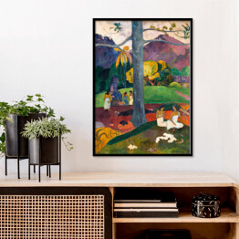 Plakat w ramie Paul Gauguin Mata Mua (Pewnego razu). Reprodukcja
