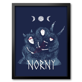 Obraz w ramie Norny - mitologia nordycka