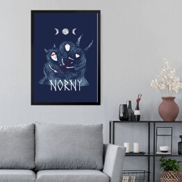 Obraz w ramie Norny - mitologia nordycka