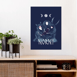 Plakat samoprzylepny Norny - mitologia nordycka