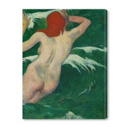 Obraz na płótnie Paul Gauguin W falach ( Dans les Vagues). Reprodukcja