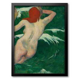 Obraz w ramie Paul Gauguin W falach ( Dans les Vagues). Reprodukcja