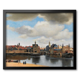 Obraz w ramie Jan Vermeer "Widok Delft" - reprodukcja