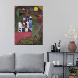 Plakat samoprzylepny Paul Klee Villa R Reprodukcja obrazu