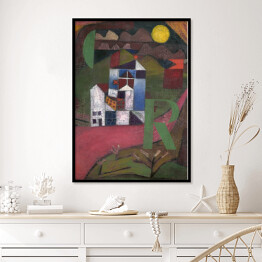 Plakat w ramie Paul Klee Villa R Reprodukcja obrazu