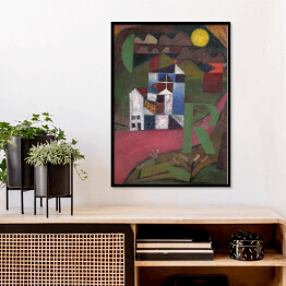 Plakat w ramie Paul Klee Villa R Reprodukcja obrazu