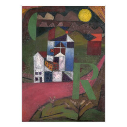 Plakat Paul Klee Villa R Reprodukcja obrazu