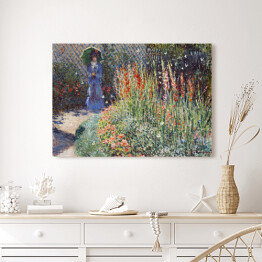 Obraz klasyczny Claude Monet Rounded Flower Bed Reprodukcja obrazu