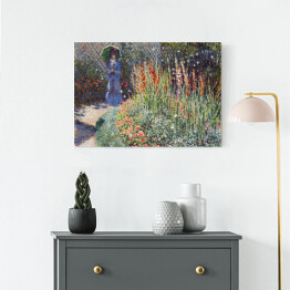 Obraz klasyczny Claude Monet Rounded Flower Bed Reprodukcja obrazu