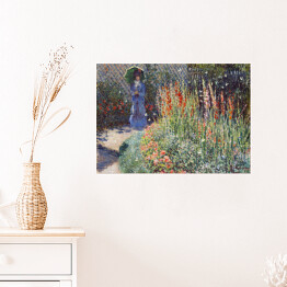Plakat Claude Monet Rounded Flower Bed Reprodukcja obrazu
