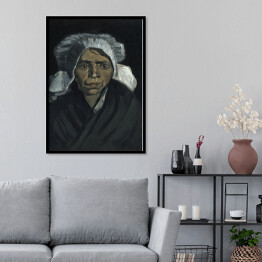 Plakat w ramie Vincent van Gogh Head of a Peasant Woman. Reprodukcja