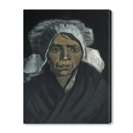 Obraz na płótnie Vincent van Gogh Head of a Peasant Woman. Reprodukcja