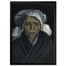 Plakat w ramie Vincent van Gogh Head of a Peasant Woman. Reprodukcja