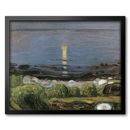 Obraz w ramie Edvard Munch Summer night by the beach Reprodukcja obrazu