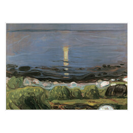 Plakat Edvard Munch Summer night by the beach Reprodukcja obrazu