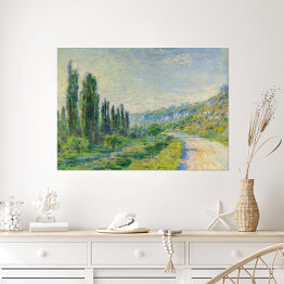 Plakat Claude Monet "Droga w Vetheuil" - reprodukcja