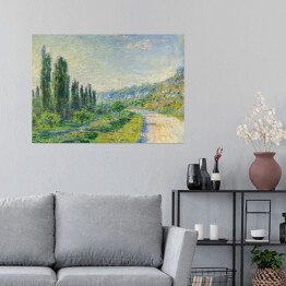 Plakat Claude Monet "Droga w Vetheuil" - reprodukcja