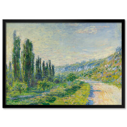 Plakat w ramie Claude Monet "Droga w Vetheuil" - reprodukcja