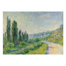 Plakat samoprzylepny Claude Monet "Droga w Vetheuil" - reprodukcja