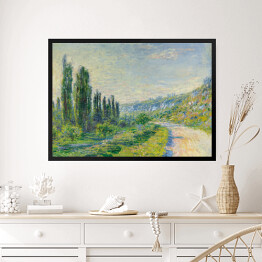 Obraz w ramie Claude Monet "Droga w Vetheuil" - reprodukcja