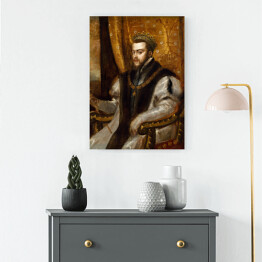 Obraz na płótnie Tycjan "King Philip II of Spain"