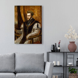Obraz na płótnie Tycjan "King Philip II of Spain"