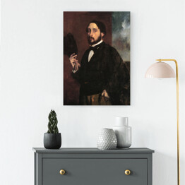 Obraz klasyczny Edgar Degas "Autoportret" - reprodukcja