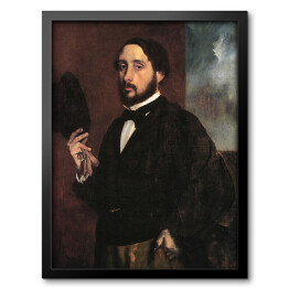 Obraz w ramie Edgar Degas "Autoportret" - reprodukcja