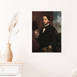 Plakat Edgar Degas "Autoportret" - reprodukcja