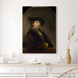 Obraz na płótnie Rembrandt Autoportret w wieku 34 lat. Reprodukcja