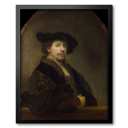 Obraz w ramie Rembrandt Autoportret w wieku 34 lat. Reprodukcja