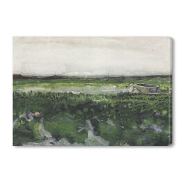 Obraz na płótnie Vincent van Gogh Krajobraz z taczką. Reprodukcja